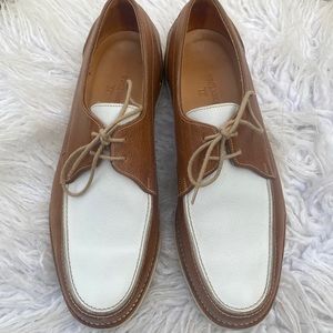 JOHN LOBB TRINIDAD TAN / WHITE LEATHER